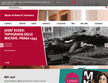 Tablet Screenshot of museodiromaintrastevere.it